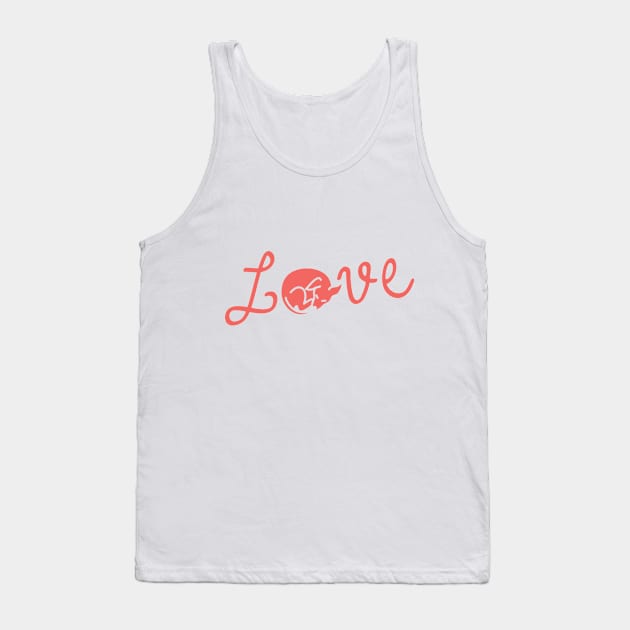 Dog Love Tank Top by veerkun